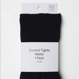 H&M | Black Matte Control Tights